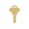 Kaba Ilco Schlage 5-Pin SC1 Blank Key Gold SC1-BIG - alternate 6