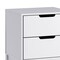 Flash Furniture Dallas Wooden Night Stand, Bedroom Side Table with 2 Storage Drawers for Kids in White MG-9007-1-2NS-WH-GG - alternate 6