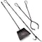 Kings County Tools 3PC Fireplace Tool Set Hand Forged Iron Fireplace Tools for Fireplaces, Fire Pits, or Woodstoves GW89A05-13 - alternate 1