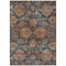 Homeroots 10' X 14' Navy Blue Brown And Terra Cotta Damask Washable Indoor Outdoor Area Rug 603604 - alternate 8