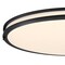 Westinghouse Lauderdale 33in 40W LED Indoor Flush Mount, Color Temp Select, Matte Black, Frosted Acrylic 6136300 - alternate 5