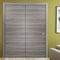 Sartodoors Sliding Closet Bypass Doors, Planum 0010 Ginger Ash, Sturdy Top Mount Rails Moldings Trims Hardware PLANUM0010DBD-GA-36 - alternate 1