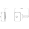 Siemens Key for key-operated switch O.M.R., lock number 73037, red 3SU1950-0FK20-0AA0-ZY19 - alternate 3