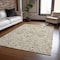 Homeroots 9' X 12' Beige Blue And Brown Moroccan Washable Indoor Outdoor Area Rug 605143 - alternate 6