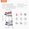 Vevor 3-Branch Radiant Heat Manifold 1/2 in PEX Tubing Floor Heating Manifold Set 7012-25-03-00-NPT - alternate 7
