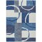 Homeroots 8' X 10' Blue And Ivory Geometric Washable Indoor Outdoor Area Rug 612572 - alternate 8