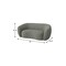 Homeroots 69in Gray Boucle Loveseat 640979 - alternate 5