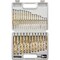 Tooluxe Hex Shank Drill Bit Set, 30 Piece, Titanium Coated Metal Bits, 1/16 in - 0.5 in Size 10055L - alternate 1