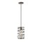 Jonathan Y Helisa 7.25" 1-Light Modern Contemporary Iron Spiral LED Pendant, Antique Silver JYL7910C - alternate 1