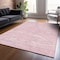 Homeroots 9' X 12' Pink Ivory And Gray Abstract Washable Indoor Outdoor Area Rug 601084 - alternate 4