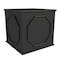 Leisuremod Sprout Square Fiberstone & MgO Clay Planter with Protective Cover, Weatherproof, No Assembly SP13BL - alternate 1