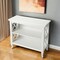 Homeroots 30" White Wood Two Tier Bookcase 389557 - alternate 6