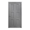 Sartodoors Sliding Closet Bi-fold Doors 36 x 96 inches, Ego 5010 Painted Grey Oak, Sturdy Tracks Moldings Tri EGO5010BF-SEK-36x96 (2* 18x96) - alternate 1