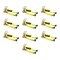 Mytee Products 3in x 30ft Ratchet Tie-Down Straps w/ Flat Hook 15,000 Lbs Capacity - Yellow 10  Pack, 10PK RS330x10 - alternate 7