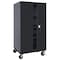 Sandusky Lee Mobile Shelving Cabinet, 72 in H, 36 in W, 24 in D, Keyed, 4 Shelves TA3R362466-09 - alternate 4