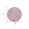 Homeroots 8' Pink Green And Teal Blue Round Abstract Washable Indoor Outdoor Area Rug 600248 - alternate 6