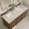 James Martin Vanities Lorelai 60" Double Vanity, Mid-Century Walnut, w/ 3 CM Tajnar Eclos Top 424-V60D-WLT-3TJR - alternate 8