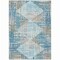 Homeroots 8' X 10' Teal Blue And Beige Geometric Washable Indoor Outdoor Area Rug 632014 - alternate 7