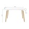 Homeroots 30" White And Natural Solid Wood Dining Table 520872 - alternate 7