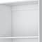 Homeroots 71" White Wood Four Tier Bookcase 546190 - alternate 11