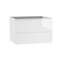 Homeroots 28" White Wood Freestanding Bathroom Vanity With White Sink And Two Drawers 627453 - alternate 1