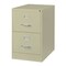 Hirsh 18" W 2 Drawer Vertical File Cabinet, Putty, Legal 14418 - alternate 5