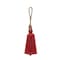 Homeroots Set of Four Red And Natural Holiday Bell Shaped Ornaments, 4PK 633354 - alternate 1