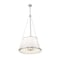 Z-Lite Madeline 6 Light Pendant, Brushed Nickel/White, 24 In W x 44.75 In H 1954P24-BN - alternate 6