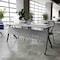 Flash Furniture Davis 72in. x 24in. HD Nesting Table w/Y-Legs, Modesty Panel, 1in. Thick Gray Tabletop, Gray Frame MT-M7224-Y-LEG-GRYGRY-GG - alternate 7