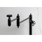 Kingston Brass Deck Mount Pot Filler Faucet with Knurled Handle, Matte Black KS3700RKX - alternate 4