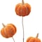Homeroots Set of Six Orange and Green Fall Mini Pumpkins Wreath Sprays, 6PK 633242 - alternate 7