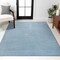 Jonathan Y Cole Modern Minimalist Pinstripe High-Low Blue/White 8 ft. x 10 ft. Area Rug CAR101B-8 - alternate 1