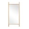 Homeroots 64" Natural Novelty Wood Framed Standing Mirror 565049 - alternate 5