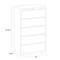 Hirsh 36 in W 5 Drawer Lateral File Cabinet, Light Gray, A4/Legal/Letter 17640 - alternate 7