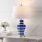 Jonathan Y Julian 29" Traditional Classic Ceramic Urn LED Table Lamp, Blue/Beige JYL4026L - alternate 7