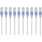 Monoprice Slim Cat6A Cable, PK10, 1 ft.White 15152 - alternate 1