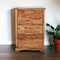Homeroots 51" Brown Solid Wood Live Edge Five Drawer Standard Chest 552247 - alternate 12