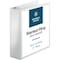 Business Source Ring Binder, White, Clear Sleeve BSN28443 - alternate 1