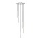 Z-Lite Forest 5 Light Chandelier, Brushed Nickel, 12 In W x 12 In H 919MP12-5R-BN-LED - alternate 5