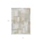 Homeroots 5' X 8' Ivory Beige And Gray Geometric Washable Indoor Outdoor Area Rug 613218 - alternate 8