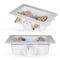 Everflow Washing Machine Outlet Box W/ Hammer Arrestors 1/2'' PEX A, White ABS SB300-FH - alternate 5