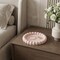 Homeroots 6in Pale Pink Resin Handmade Round Trinket Tray 724182 - alternate 5