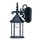 Homeroots Narrow Matte Black Domed Hanging Lantern Wall Light 399224 - alternate 1