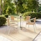 Flash Furniture 4PK Commercial Aluminum & Beige Rattan Stack Chair 4-TLH-020-BGE-GG - alternate 13