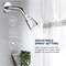 Supply Giant Shower Head, High Pressure Single Function Spray Showerhead, 2.5 GPM, 1.01in Face Dia. 74-32447 - alternate 6