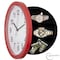 Clockswise 10-in Wall Mounted Clock with Hidden Storage Door, Stylish Safe for Valuables Featuring Secret QI004150.RD - alternate 9