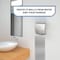 5Seconds Brand Wall Guard for Hand Dryer, Stainless Steel Wall Splash Guard, Adhesive Tape Strips, Grey 111997 - alternate 5