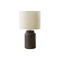 Monarch Specialties Lighting, 17"h, Table Lamp, Brown Resin, Ivory / Cream Shade, Contemporary, Modern I 9796 - alternate 1