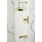 Kingston Brass Single-Handle Pressure Balanced Tub and Shower Faucet, Polished Brass KB6142AX - alternate 4