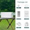 Edendirect 2300 BTU Portable Air Conditioner Cools with Remote, 100 sq. ft. with Dehumidifier  for Tent ZR-K5 - alternate 4